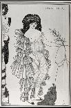Lysistrata Shielding Her Coynte-Aubrey Vincent Beardsley-Framed Stretched Canvas