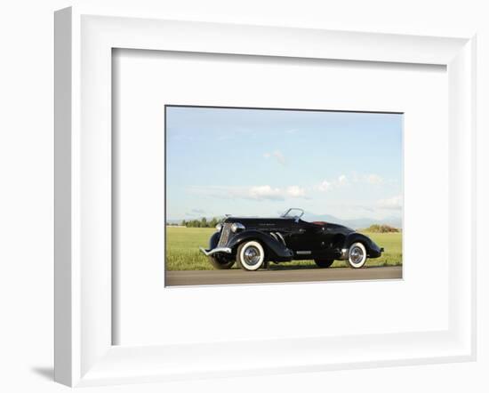 Auburn 852 SC Speedster 1936-Simon Clay-Framed Photographic Print