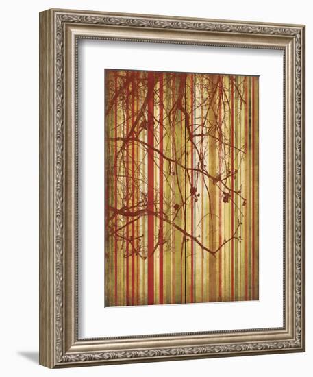 Auburn Stripe-Erin Clark-Framed Art Print