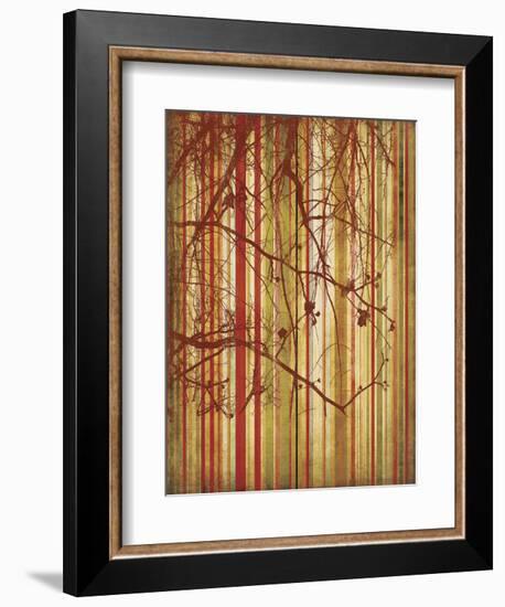 Auburn Stripe-Erin Clark-Framed Art Print