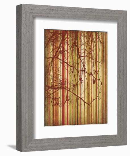 Auburn Stripe-Erin Clark-Framed Art Print