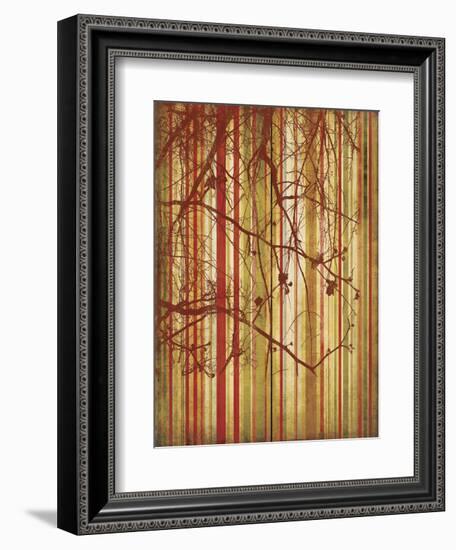 Auburn Stripe-Erin Clark-Framed Art Print