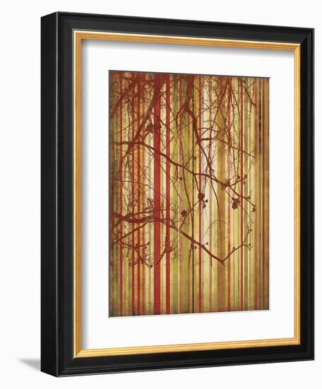 Auburn Stripe-Erin Clark-Framed Art Print