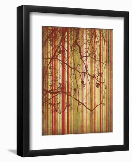 Auburn Stripe-Erin Clark-Framed Art Print