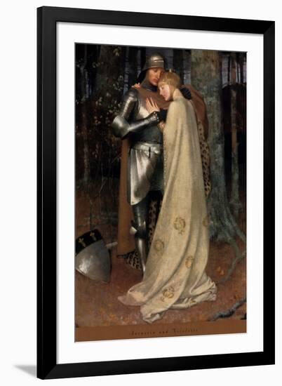 Aucassin and Nicolette-Marianne Stokes-Framed Art Print