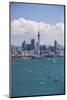 Auckland City Skyline and Auckland Harbour Seen from Devenport, North Island, New Zealand, Pacific-Matthew Williams-Ellis-Mounted Photographic Print