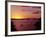 Auckland Harbour Bridge and Waitemata Harbour at Dusk, New Zealand-David Wall-Framed Photographic Print