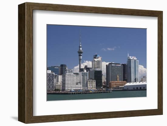 Auckland Sky Tower and City Skyline, North Island, New Zealand, Pacific-Matthew Williams-Ellis-Framed Photographic Print