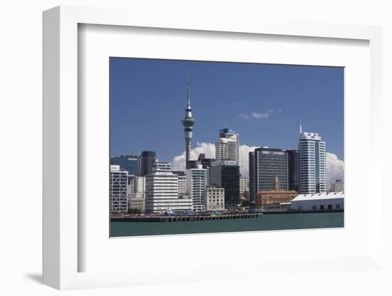 Auckland Sky Tower and City Skyline, North Island, New Zealand, Pacific-Matthew Williams-Ellis-Framed Photographic Print