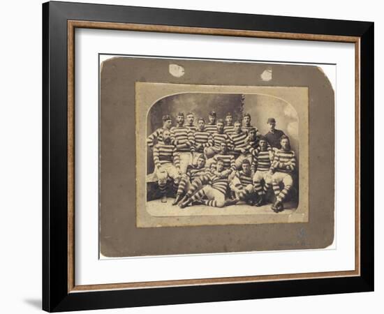 Auckland Touring Team, 1883-Wrigglesworth and Binns-Framed Giclee Print