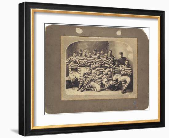 Auckland Touring Team, 1883-Wrigglesworth and Binns-Framed Giclee Print