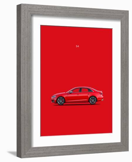 Audi S4 2015-Mark Rogan-Framed Art Print