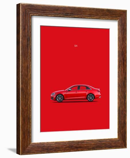 Audi S4 2015-Mark Rogan-Framed Art Print