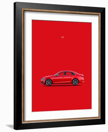 Audi S4 2015-Mark Rogan-Framed Art Print