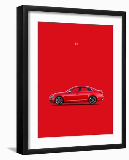 Audi S4 2015-Mark Rogan-Framed Art Print