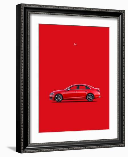 Audi S4 2015-Mark Rogan-Framed Art Print