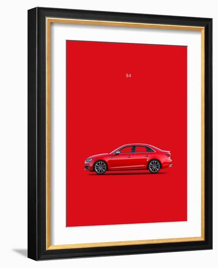 Audi S4 2015-Mark Rogan-Framed Art Print