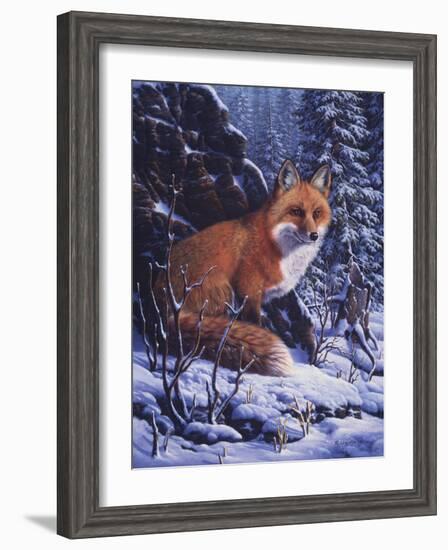 Audible Hush-R.W. Hedge-Framed Giclee Print