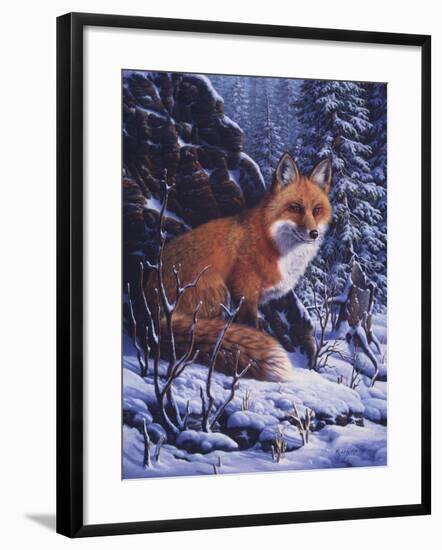 Audible Hush-R.W. Hedge-Framed Giclee Print