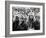 Audience of Children Sitting Very Still, with Rapt Expressions, Watching Puppet Show at Tuileries-Alfred Eisenstaedt-Framed Photographic Print