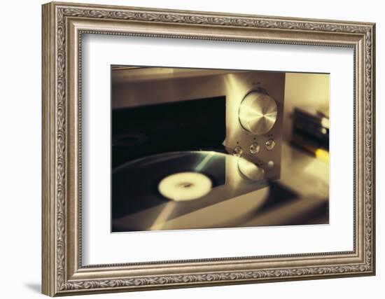 Audio Cd Player Vintage Mood-hadrian-Framed Photographic Print