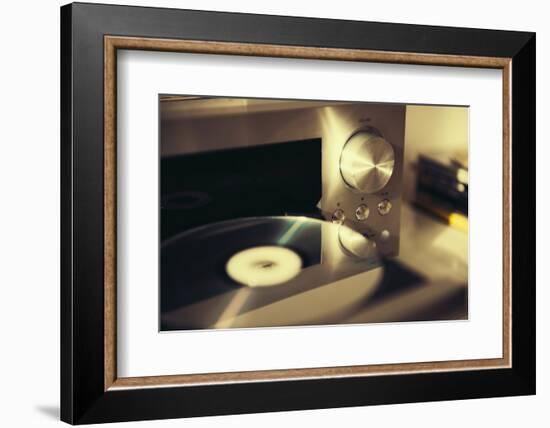 Audio Cd Player Vintage Mood-hadrian-Framed Photographic Print