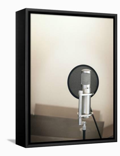 Audio Recording Microphone-Kevin Lange-Framed Premier Image Canvas