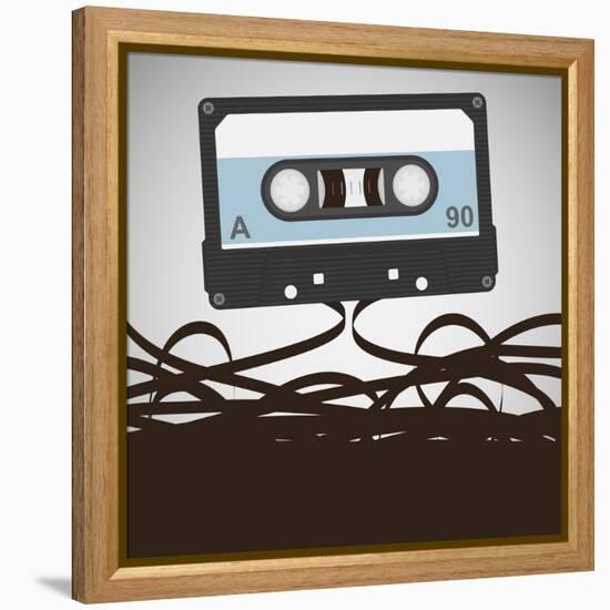 Audio Type-Polo Vin Kin-Framed Stretched Canvas