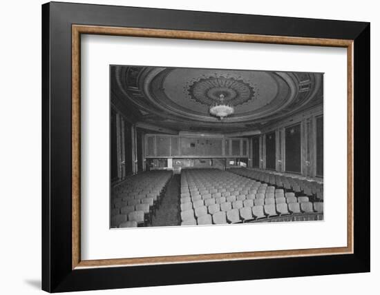 Auditorium from the stage, Cameo Theatre, New York, 1925-null-Framed Photographic Print