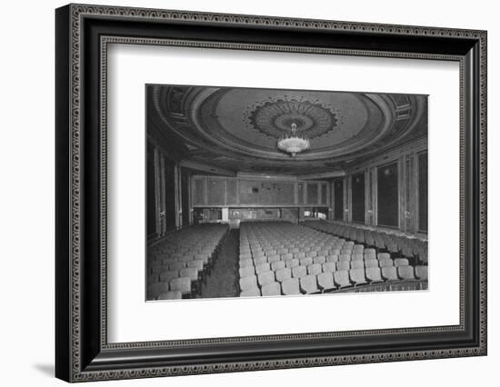 Auditorium from the stage, Cameo Theatre, New York, 1925-null-Framed Photographic Print