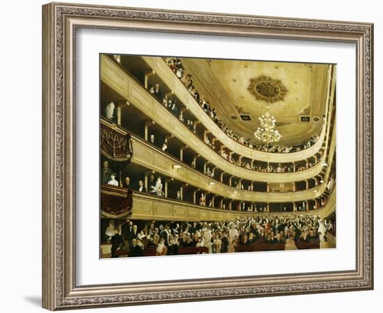 Auditorium in the Altes Burgtheater-Gustav Klimt-Framed Giclee Print