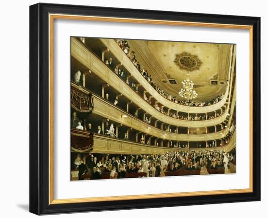 Auditorium in the Altes Burgtheater-Gustav Klimt-Framed Giclee Print