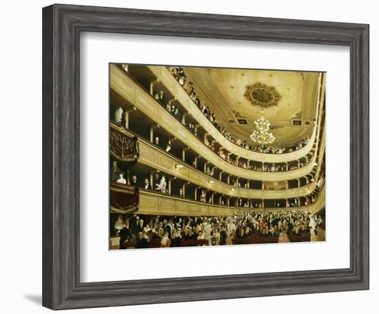 Auditorium in the Altes Burgtheater-Gustav Klimt-Framed Giclee Print