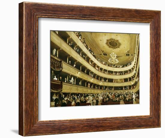 Auditorium in the Altes Burgtheater-Gustav Klimt-Framed Giclee Print