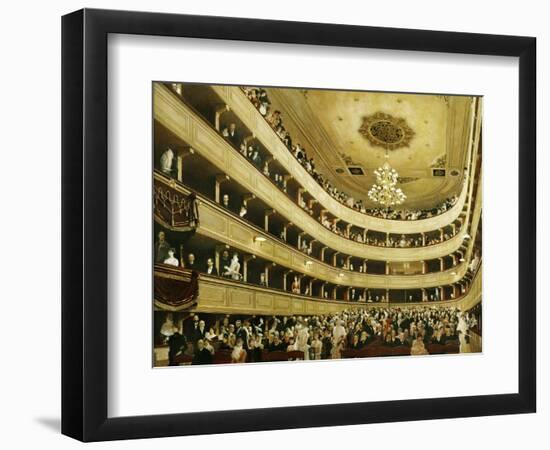 Auditorium in the Altes Burgtheater-Gustav Klimt-Framed Giclee Print