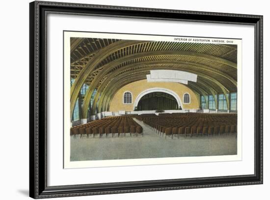 Auditorium Interior, Lakeside-null-Framed Art Print