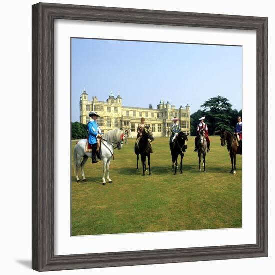 Audley End House Costume Horse Riders Re-Enactment-null-Framed Giclee Print