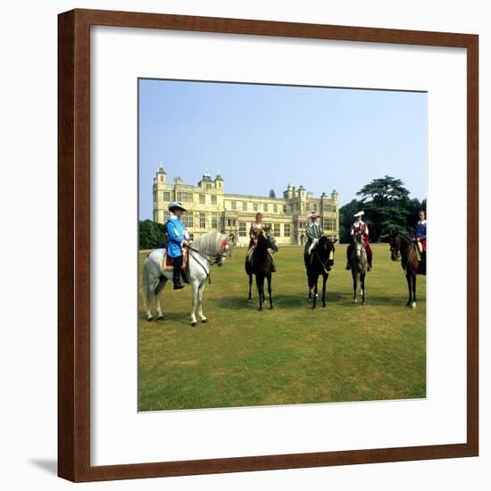 Audley End House Costume Horse Riders Re-Enactment-null-Framed Giclee Print