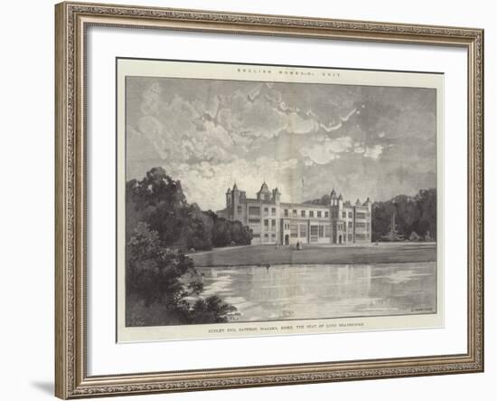 Audley End, Saffron Walden, Essex, the Seat of Lord Braybrooke-Charles Auguste Loye-Framed Giclee Print