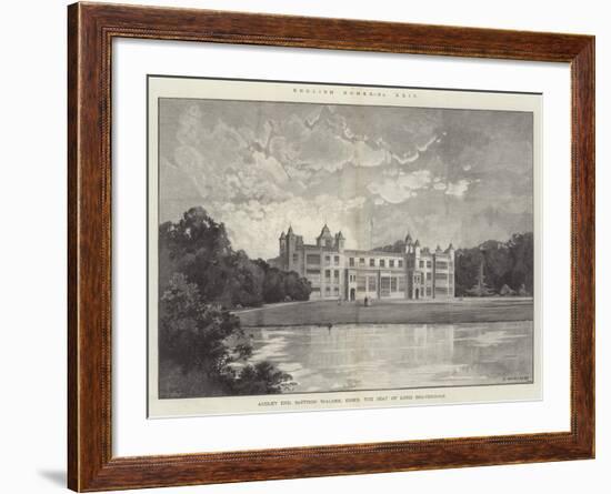 Audley End, Saffron Walden, Essex, the Seat of Lord Braybrooke-Charles Auguste Loye-Framed Giclee Print