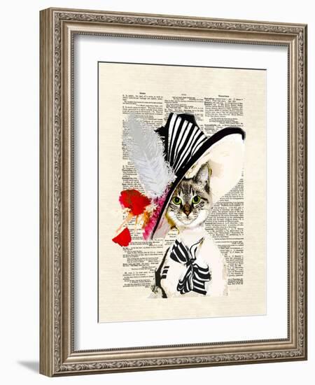 Audrey Cat-Matt Dinniman-Framed Art Print