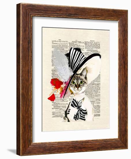 Audrey Cat-Matt Dinniman-Framed Art Print