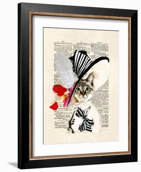 Audrey Cat-Matt Dinniman-Framed Art Print