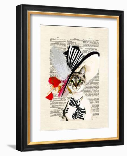 Audrey Cat-Matt Dinniman-Framed Art Print