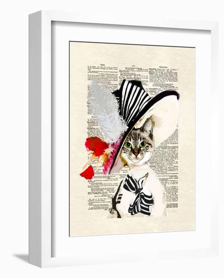 Audrey Cat-Matt Dinniman-Framed Art Print