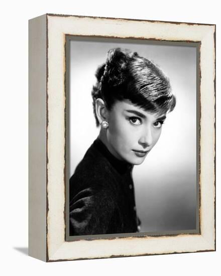 Audrey Hepburn, 1953.-null-Framed Premier Image Canvas