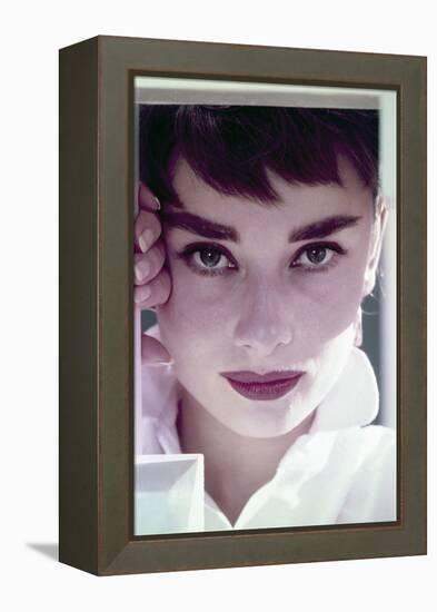Audrey Hepburn, 1954-null-Framed Premier Image Canvas