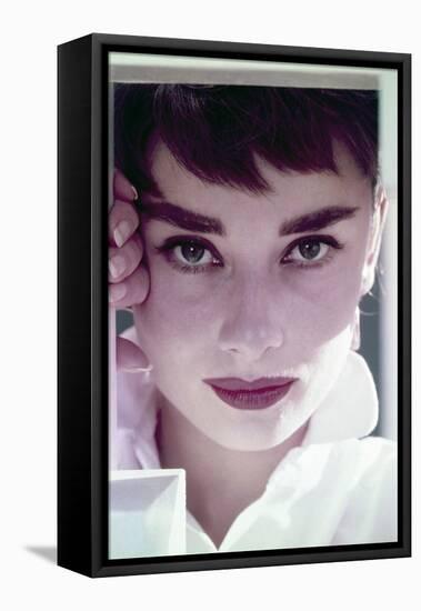 Audrey Hepburn, 1954-null-Framed Premier Image Canvas