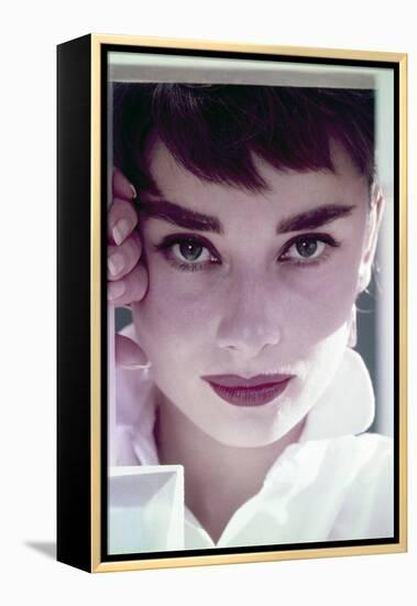 Audrey Hepburn, 1954-null-Framed Premier Image Canvas