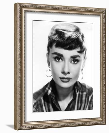 Audrey Hepburn, 1954-null-Framed Photo